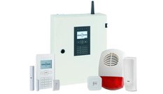 Das <strong>Hybrid-Alarmsystem DAITEM D34</strong>. Ihr Alarmsystem zum Einbruchschutz in Osterholz-Scharmbeck, Lilienthal und Bremen und Umgebung.
